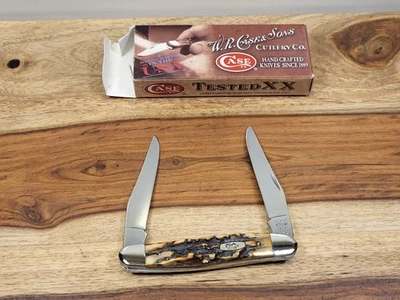 2011 CASE XX ИЗЯЩНЫЙ/СЕРДЕЧНЫЙ ОЛЕНЬ «ОНДАТРА» КАРМАННЫЙ НОЖ-MIB/L@@K - Изображение 1 из 4