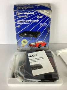 Amplificador Ecualizador Pirámide Fase III SE903-VL-LED 200 vatios 10 bandas Old School Nuevo de Lote Antiguo* - Imagen 1 de 10