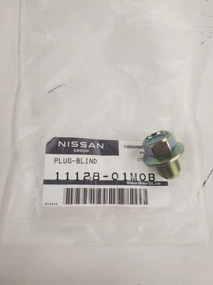 Genuine Nissan Drain Plug 11128-01M0B - Image 1 of 3