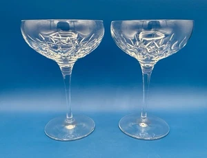 2 Waterford Kristall Lismore Essenz 7 1/8" Untertasse Champagner - Bild 1 von 5