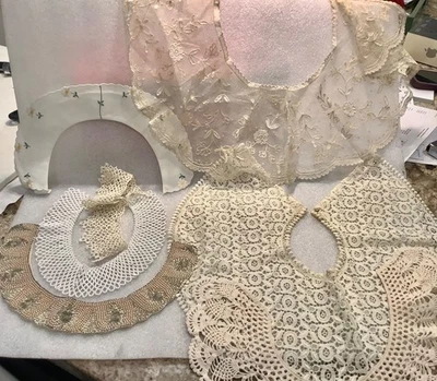 Collares de cuello vintage para mujer - cuentas - crochet - encaje - lote mixto de 7 Foto 1 de 4