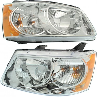 For 2006-2009 Pontiac Torrent Headlight Driver & Passenger Side Pair DOT - Image 1 of 4
