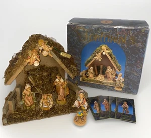 Fontanini Heirloom Nativity 6 Figure Starter Set 54545 5in 1995 Musical w/ Box - Picture 1 of 19