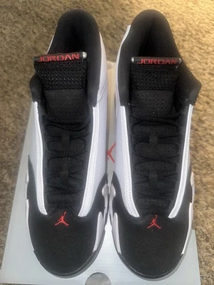 Air Jordan 14 Retro Puntera Negra 2024 Talla 11/12.5 (W) 487471-160 DS Blanco Foto 1 de 3