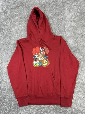 Warner Bros. X Uniqlo Sudadera con Capucha Para Hombres Pequeña Roja Algodón Looney Tunes Pullover * Foto 1 de 4