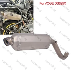 Titanium Exhaust Muffler Link Mid Pipe Escape For VOGE DS625X DSX625 DS 625 X - Picture 1 of 6