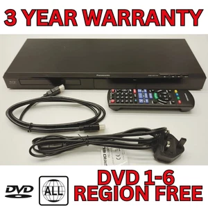 Panasonic DMP-BDT130 3D Smart Blu-Ray / DVD Player Black Remote Multi Region - Picture 1 of 9