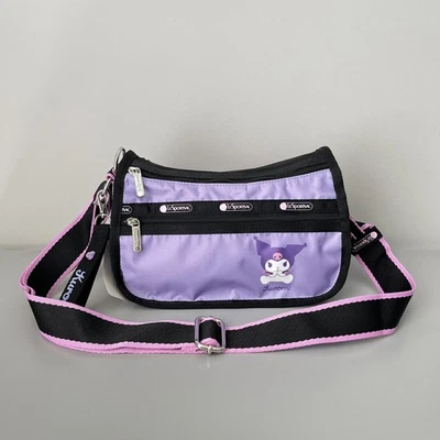 Bolsa Lesportsac x Sanrio Character Kuromi pequena diária nova com etiquetas  - Imagem 1 de 4