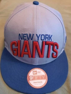 Neu NFL New York Giants Mütze Druckknopflasche Ballmütze Team NFL Fußball - Bild 1 von 15