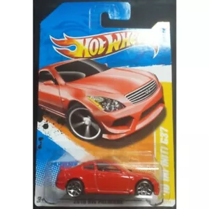 Hot Wheels '10 Infiniti G37,2010 HW Premiere,37/214, Red,Long Card, Mint - Picture 1 of 1