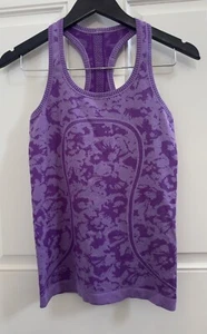 Lululemon Swiftly Tech Racerback Tank Top Heather Tender Violet Size 4 - Picture 1 of 12