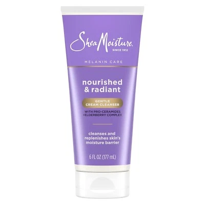 Crema limpiadora suave SheaMoisture Melanin Care nutrida 6 FL OZ Foto 1 de 4