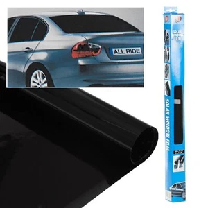 Universal Fit Black Tint Film Van Car Window Film Reduce Solar Glare 300 x 76cm - Picture 1 of 7