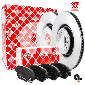 Febi front brake discs and pads kit for Fiat 500L 0.9 1.3 1.4 1.6 - Picture 1 of 9