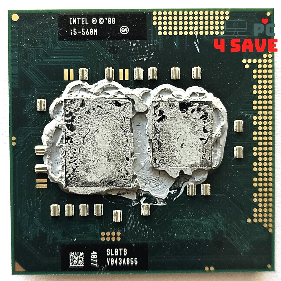 Intel Core i5-560M 2.6GHz 2-Core 3MB Socket G1 Laptop Mobile CPU Processor SLBTS - Image 1 of 1