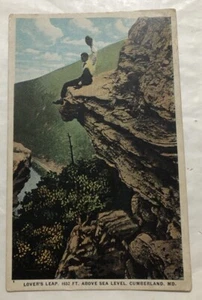 Lover's Leap Cumberland, Maryland. Postkarte (U2) - Bild 1 von 2