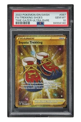 2022 🐱 Pokemon SWISH Time Gazer U.R. Trekking Shoe, Indonesian, PSA-10, Pop/1 - Image 1 of 4