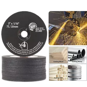 3 Inch 2-10PC Mini Cut Off Wheel Metal&Stainless Steel Cutting Disc For Grinder - Picture 1 of 8