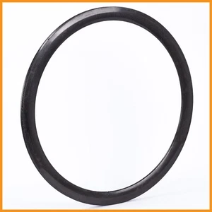 NEW AERO 45mm CARBON RIM 700C 16 HOLES 16H ROAD BIKE 28" TUBULAR internal nipple - Picture 1 of 5