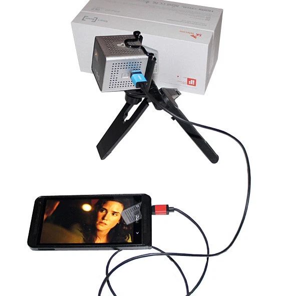 Rarely Used Innoio Innocube Smart Beam Portable Pocket Projector - Image 1 of 4