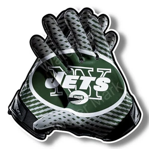 New York Jets Gloves Only Vinyl Sticker Decal Car Truck Windows Football - Picture 1 of 2