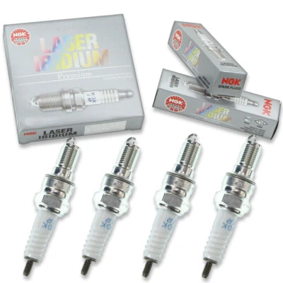 4pcs 08-13 Honda CBR1000RR NGK Laser Iridium Spark Plugs 999cc 60ci Kit Set tz - Image 1 of 4