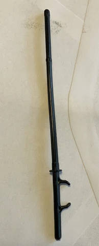 MATTEL  VINTAGE 1970’s BIG JIM WOLF PACK THE WHIP - Black WHIP Staff Accessory Cover