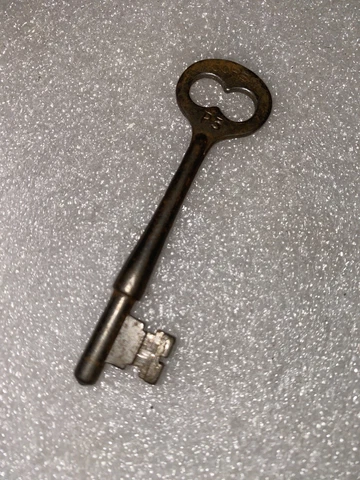 Antique Corbin Mortise Lock Skeleton Key Marked P5 Cover