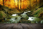 Mur d'art cascade forêt décoration paysage peinture à l'huile image impression sur toile