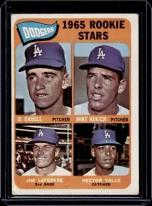 Dennis Daboll Mike Kekich Jim Lefebvre Hector Valle 1965 Topps #561 EX Rookies - Foto 1 di 2