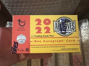 2022 Topps MLB Archives Snapshots Factory Sealed Box - 1 Autograph per Box