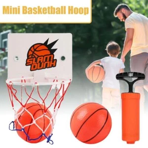 Mini-Basketballkorb zwei Bälle eine Pumpe ein Rahmen New O0 A1E5 O9J6 G1K4  O4O2 - Bild 1 von 11