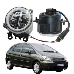 LED Fog Light + Angel Eye Rings Daytime Running Lights Fit For Citroen Picasso - Imagen 1 de 11