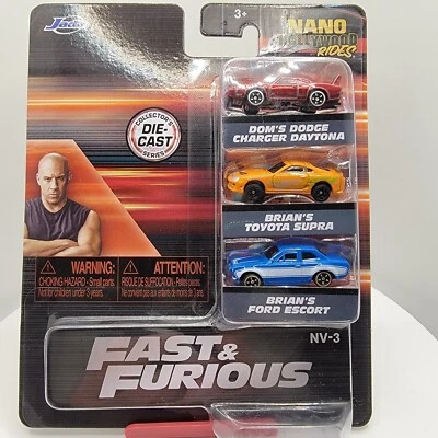 Nano Hollywood Rides Fast & Furious  3-Pack Jada Die-cast 1:65 - Image 1 of 4