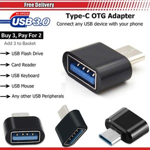 Fast USB 3.0 OTG Connector Type-C Data Transfer Adapter For Mobile Phones Tabs