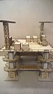 Riesige Versorgungspad Gelände Landschaft Wargaming Gebäude Infinity 28mm Tischplatte Wargam - Bild 1 von 11