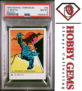 BEAST PSA 8 1980 Marvel Terrabusi La Bestia #69 - Imagen 1 de 2