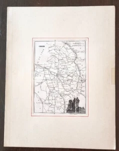 CARTE GEOGRAPHIQUE ANCIENNE: Département dU CHER en 1830 (authentique) - Imagen 1 de 1