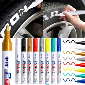 Tire Permanent Paint Marker Pen Car Tyre Rubber Universal Waterproof Oil Base ❥ - Picture 1 of 29
