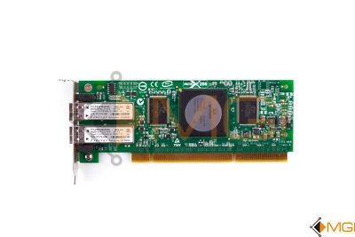 QLOGIC 4Gb/s DUAL LC PORTS PCI-X LOW PROFILE // FC2410401-20 // FREE SHIPPING - Image 1 of 4