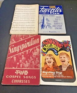 Gospel Church Music Song Book Lot Singspiration Get Together Children Christian - Picture 1 of 5