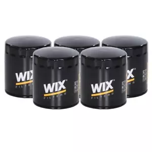 Wix Set of 5 Engine Oil Filters (Spin-On) For Buick Cady Jeep Rover Oldsmobile - Picture 1 of 1