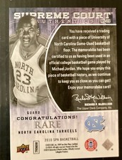 2010-11 SP Authentic Supreme Court Michael Jordan #MJ-28 RARE HOF NICE
