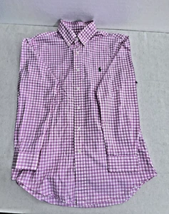 Ralph Lauren rosa bufalo picnic quadri verde pony abito camicia media - Foto 1 di 9