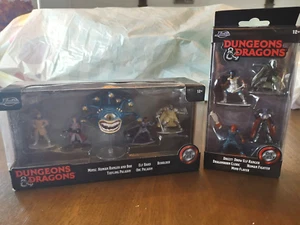 2 verpackte Sets Jada Toys DUNGEONS & DRAGONS NANO METALFIGS Elf Human Mind Flayer - Bild 1 von 11