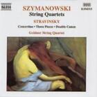 Szymanowski Stravinsky Olding Hall Smiles String Quartets Concertino Doub Cd