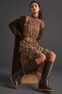 Botas de cuña altas de cuero Anthropologie x Lola Cruz Alicia talla 41 Foto 1 de 4