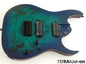 Guitarra Ibanez RG7421PB CUERPO CARGADO Forma RG 7 Cuerdas Azul Zafiro Plana - Imagen 1 de 2