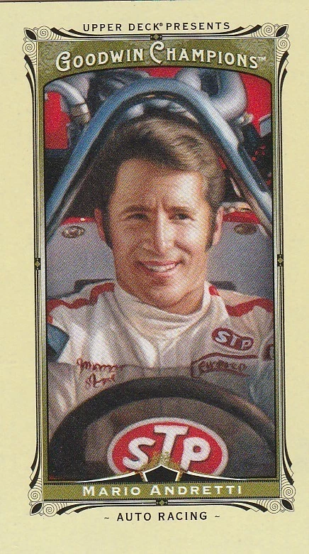 2013 Upper Deck Goodwin Champions Mini 58 Mario Andretti - Image 1 of 1