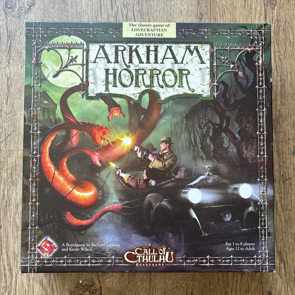 Arkham Horror The Board Game 2nd Edition Complete Red Logo Sealed Components - Image 1 of 4